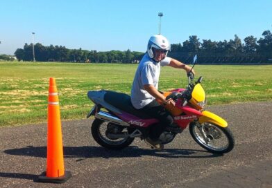 Seguridad Vial: la Provincia implementa un nuevo examen práctico para obtener la licencia de conducir motos.