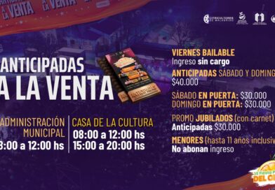 Comenzó la venta anticipada de entradas para la 35° Fiesta Provincial del Citrus.