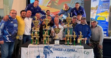 La Peña Chaque la Espina se destacó en el Concurso de Pesca Variada del Club Náutico Romang.