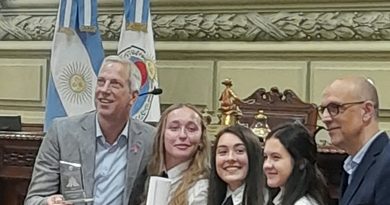 Tres jóvenes de Malabrigo fueron distinguidas por la Cámara de Diputadas y Diputados de Santa Fe.